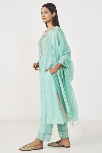 Suditi Kurta Set - Sea Green, Sage Green, image 2